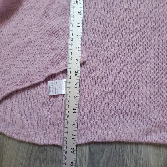 Zadig & Voltaire Cashmere Wrap Scarf Shawl Purple Pointelle Knit - Picture 10 of 11